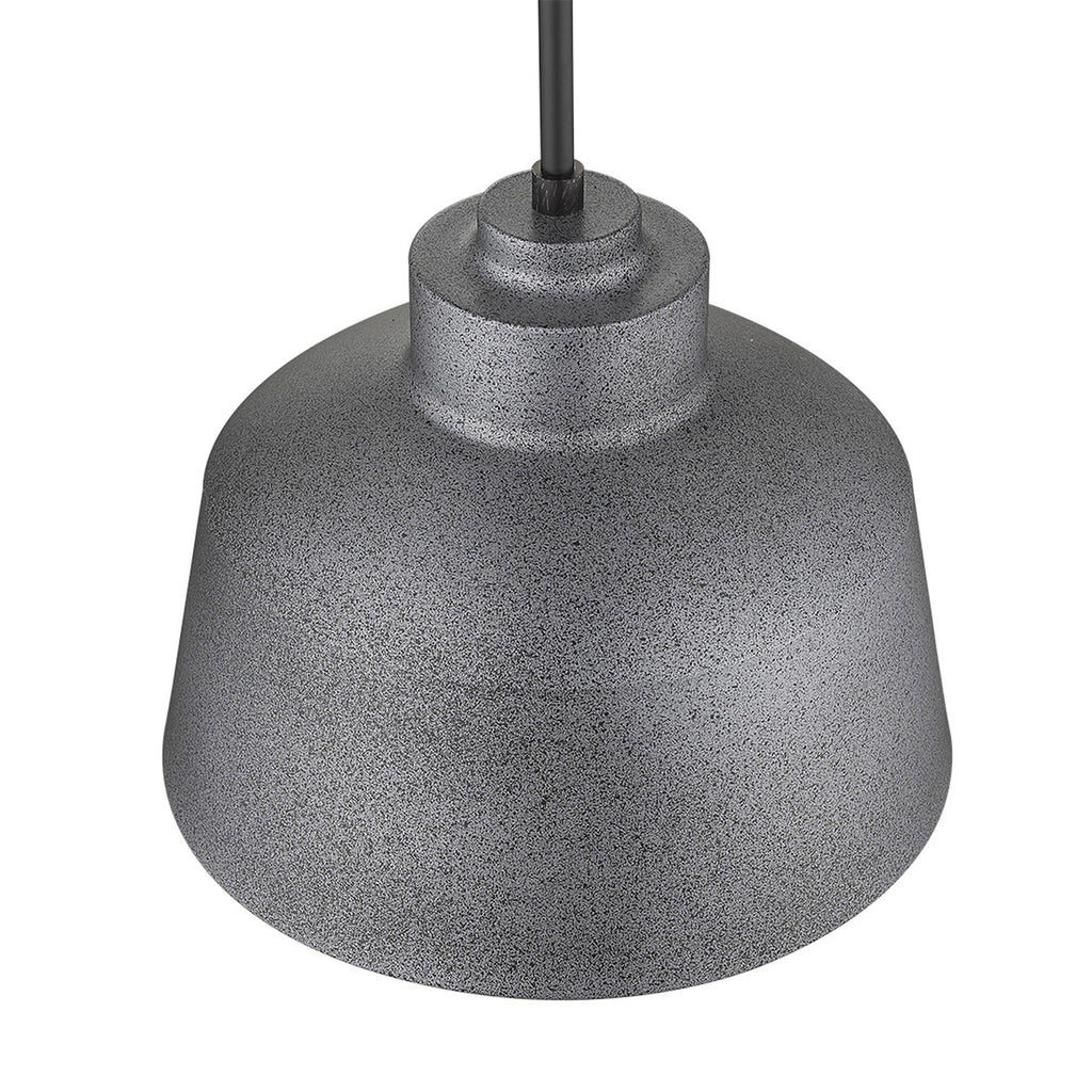 LuxxHomes  Barnes 1-Light Gray Convertible Pendant