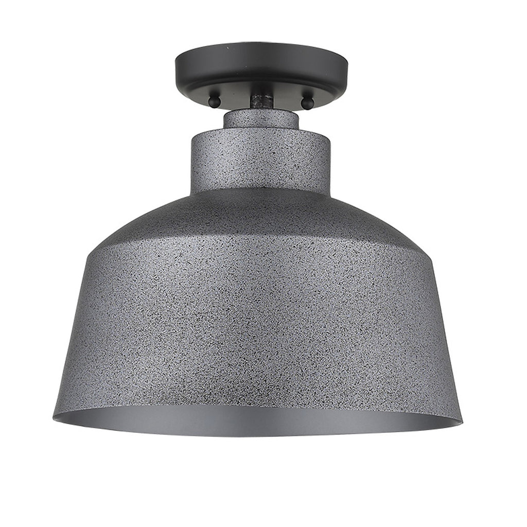 LuxxHomes  Barnes 1-Light Gray Convertible Pendant