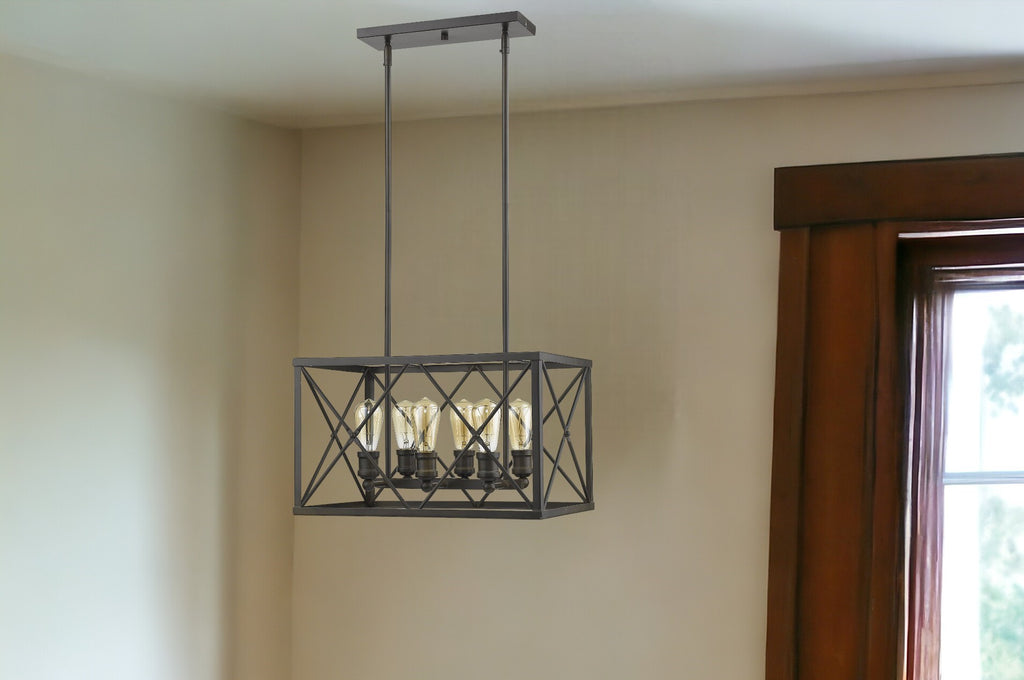 Brooklyn 6-Light Oil-Rubbed Bronze Pendant