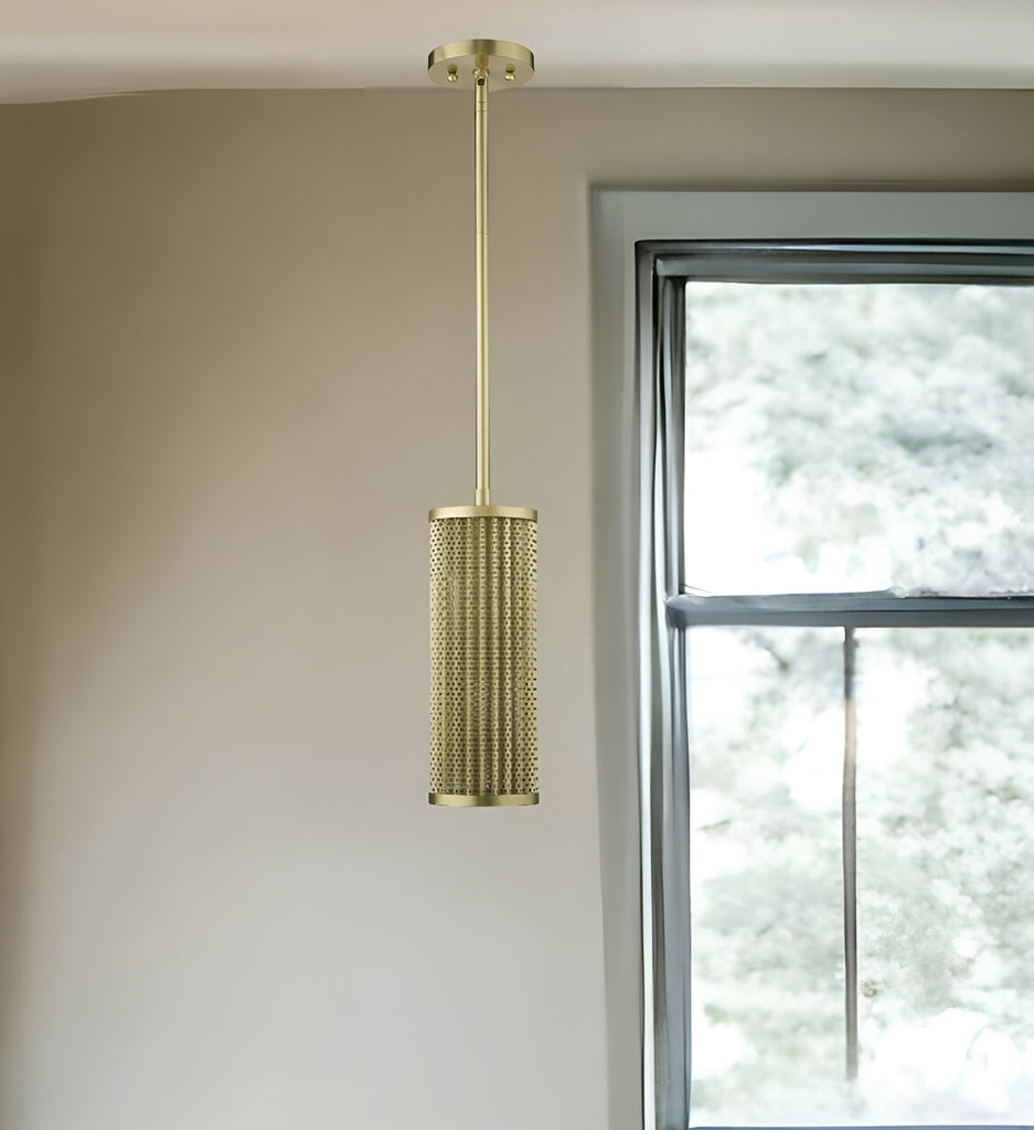 Basetti 1-Light Gold Pendant