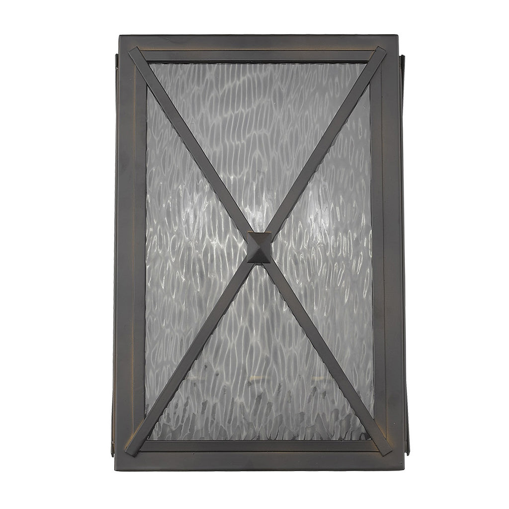 LuxxHomes  Brooklyn 3-Light Oil-Rubbed Bronze ADA Certified Wall Light