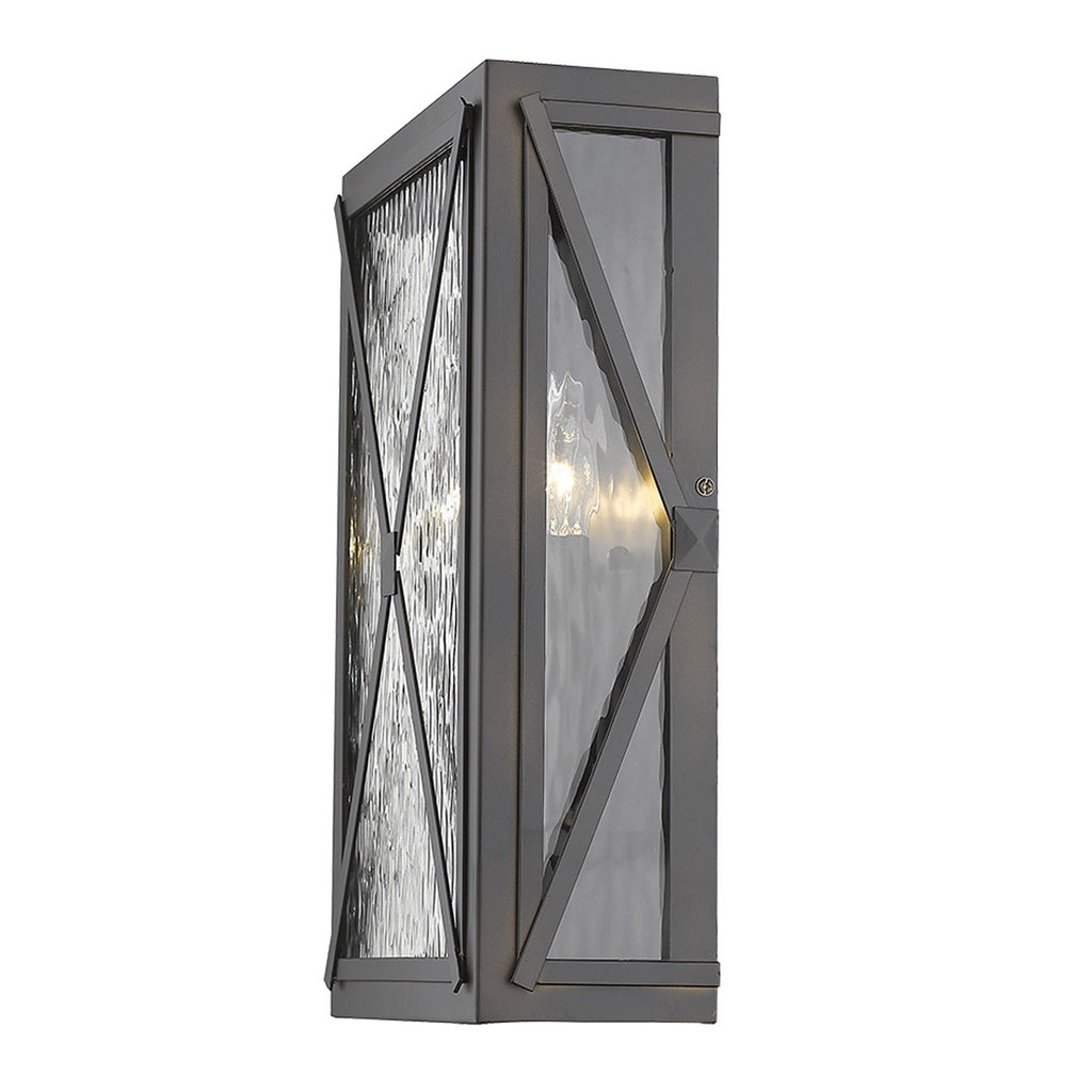 LuxxHomes  Brooklyn 3-Light Oil-Rubbed Bronze ADA Certified Wall Light