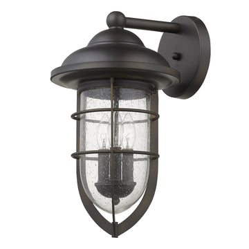 LuxxHomes  Dylan 3-Light Oil-Rubbed Bronze Wall Light