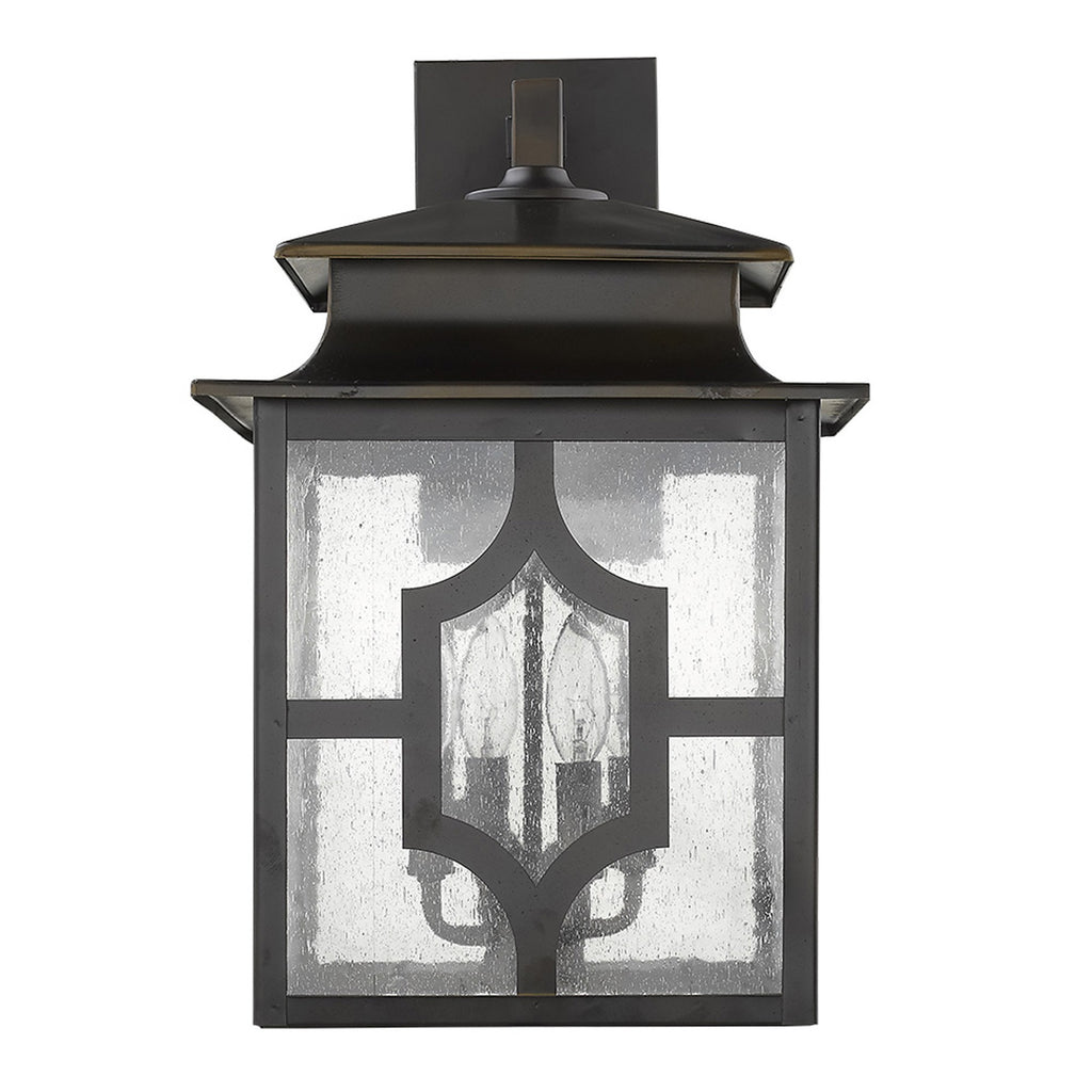 LuxxHomes  Calvert 4-Light Oil-Rubbed Bronze Wall Light