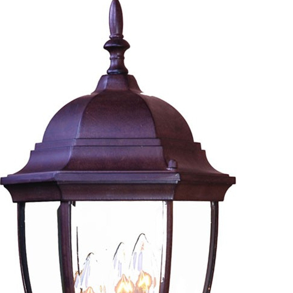 Dark Brown Ornamental Lantern Wall Light