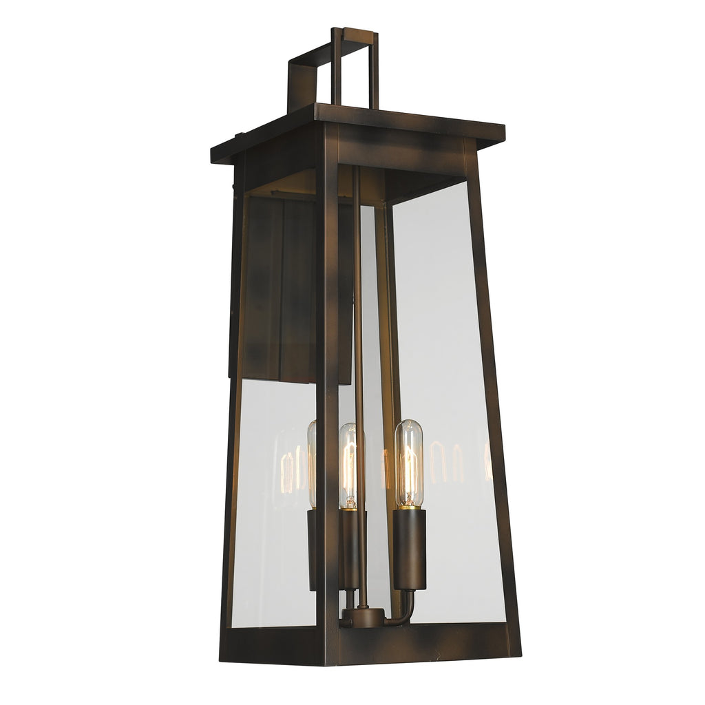 Alden 3-Light Oil-Rubbed Bronze Wall Light