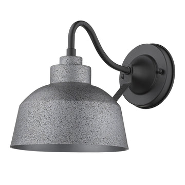 LuxxHomes  Barnes 1-Light Gray Wall Light