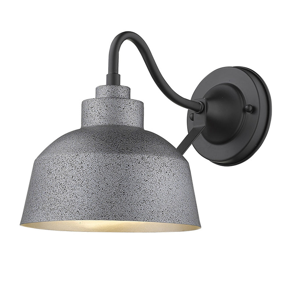 LuxxHomes  Barnes 1-Light Gray Wall Light