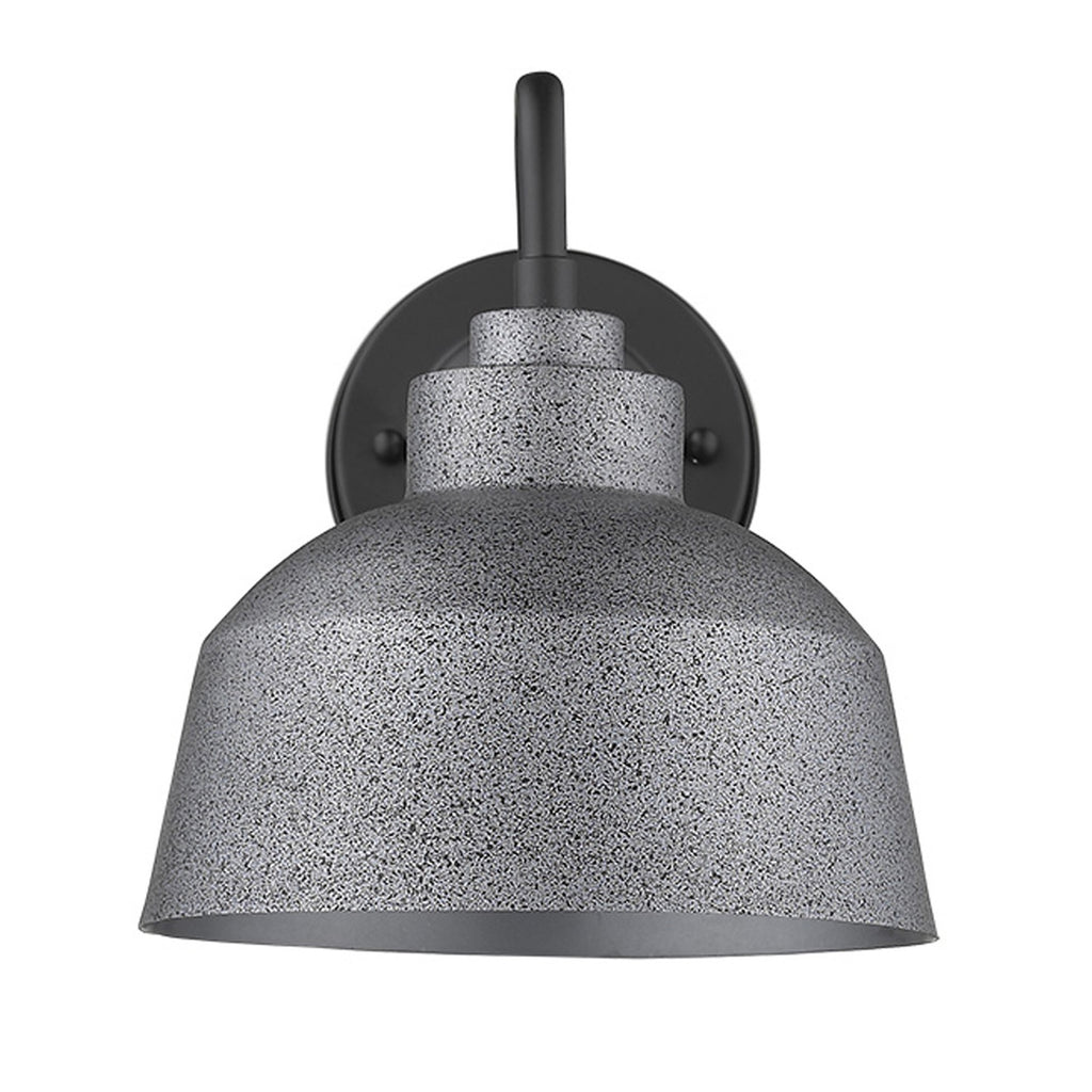 LuxxHomes  Barnes 1-Light Gray Wall Light