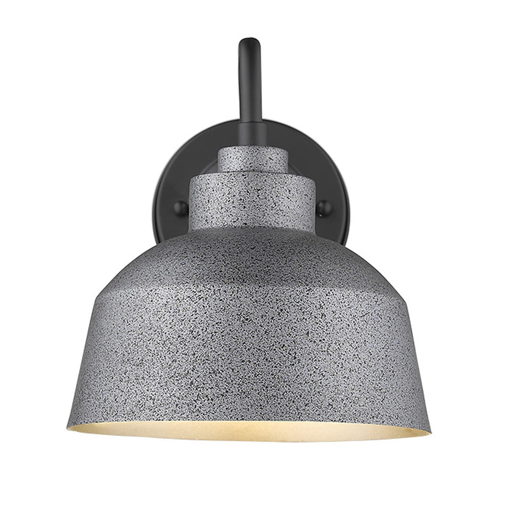 LuxxHomes  Barnes 1-Light Gray Wall Light