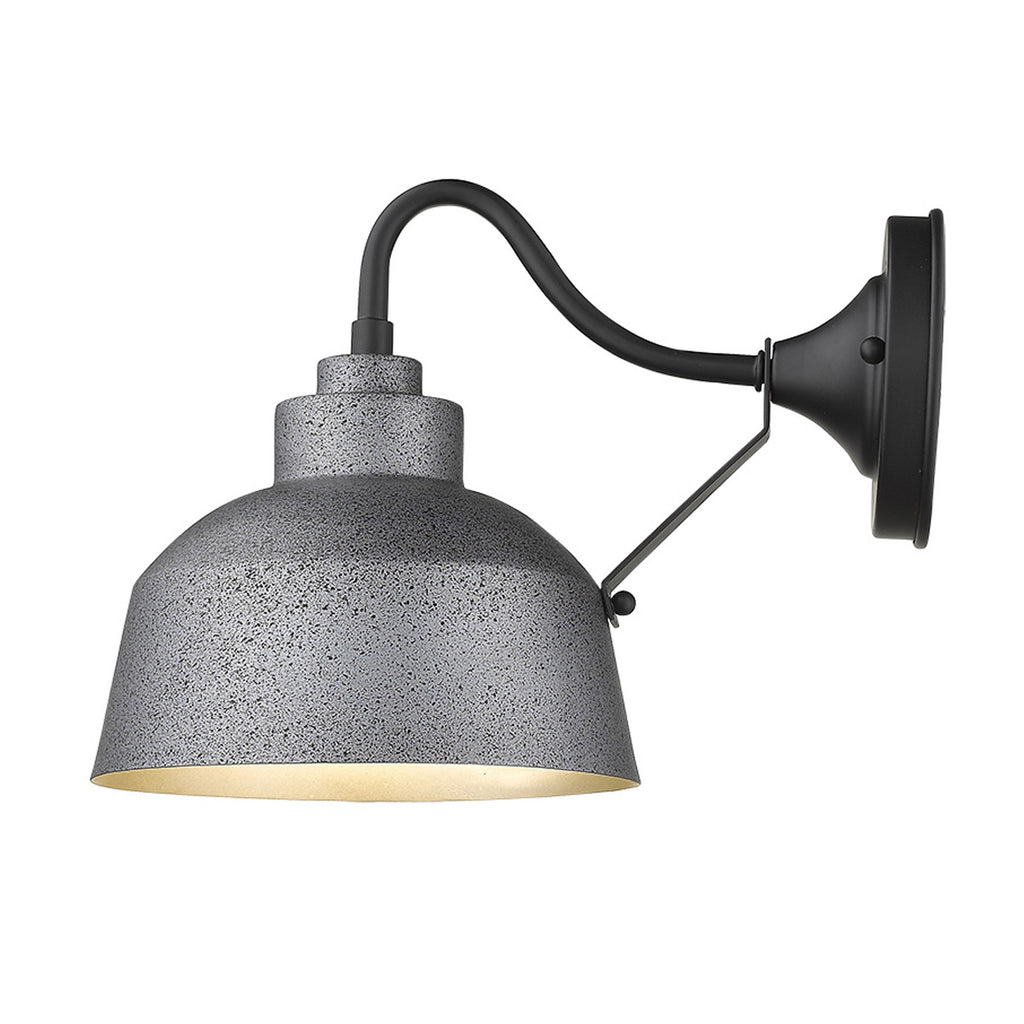 LuxxHomes  Barnes 1-Light Gray Wall Light