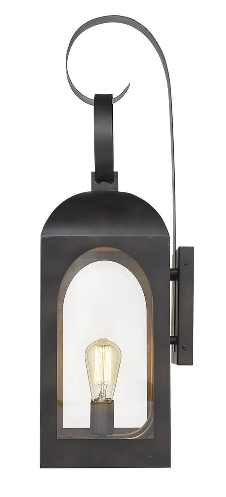 LuxxHomes  Madigan 2-Light Oil-Rubbed Bronze Wall Light