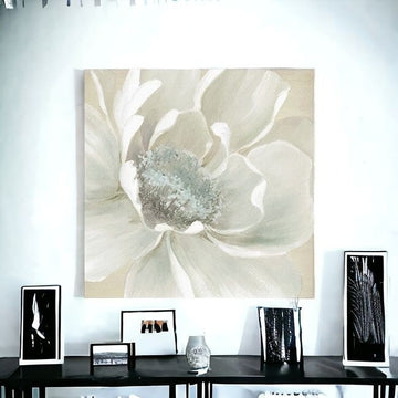 Soft Winter Flower Unframed Print Wall Art