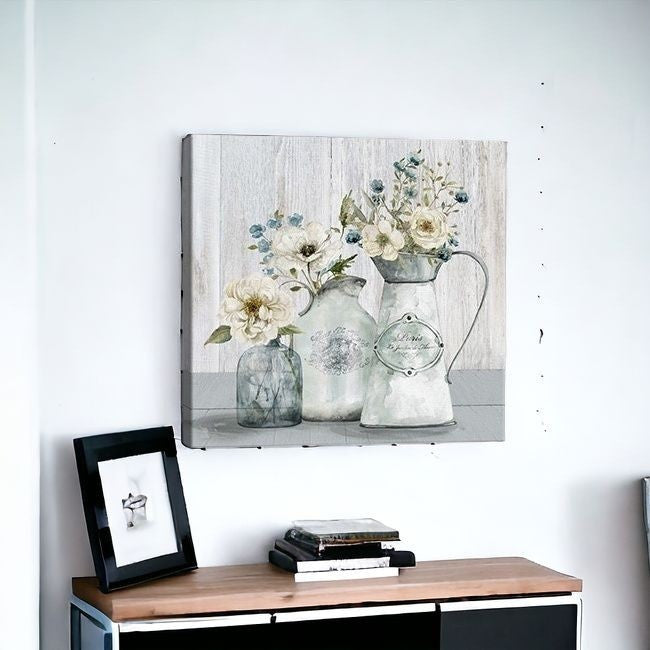 Rustic Flowers Unframed Print Wall Art