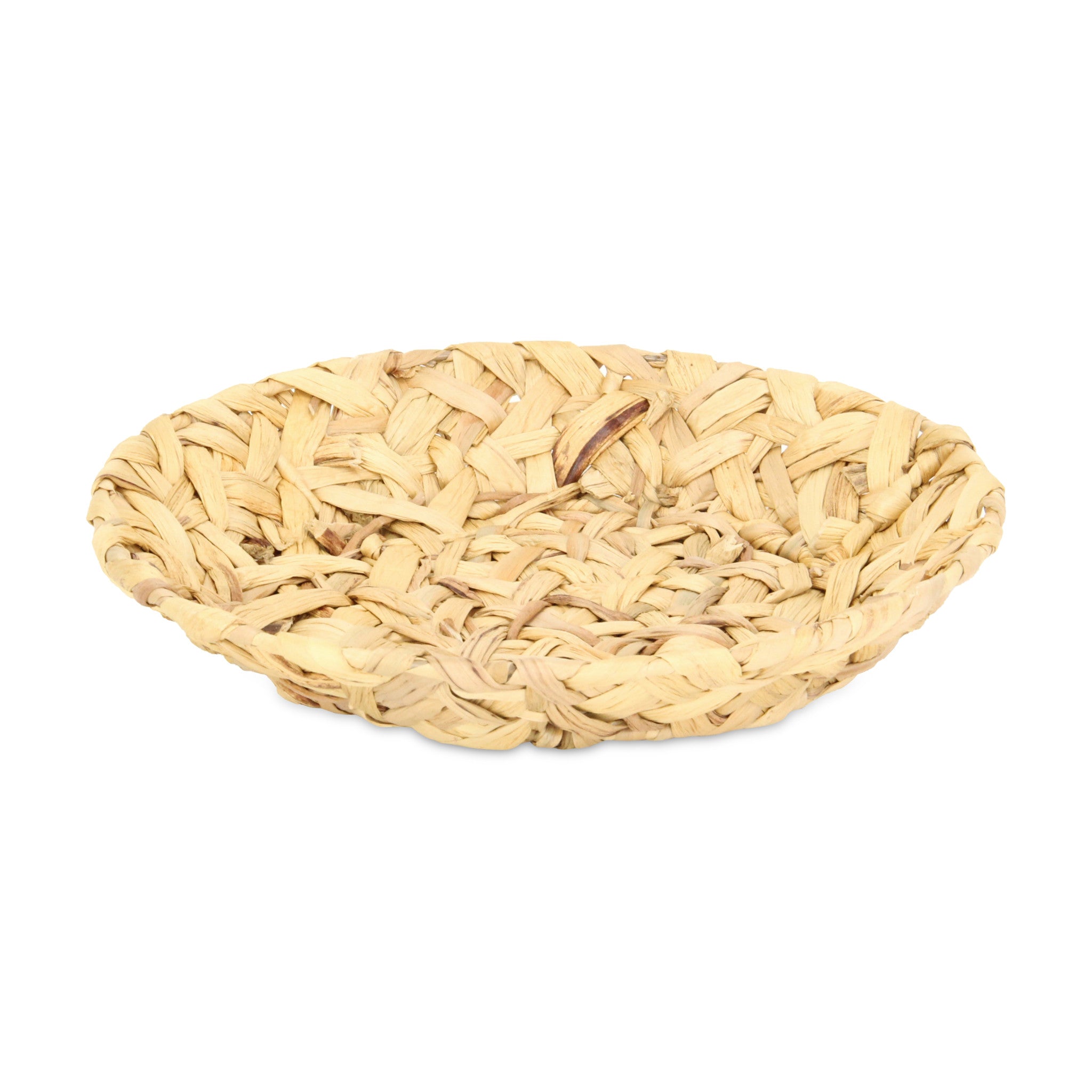 Braided Water Hyacinth Decorative Bowl