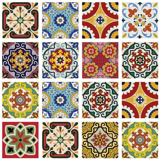 6" X 6" Mediterra Mosaic Peel and Stick Tiles