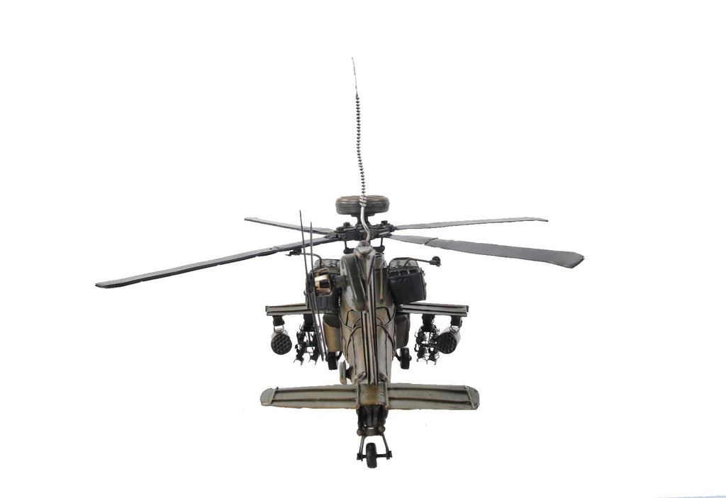 Ah-64 Apache Helicopter Sculpture