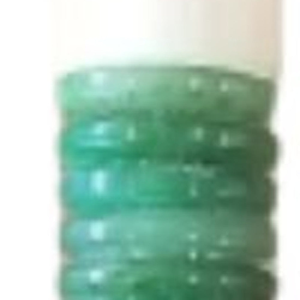 LuxxHomes  Light Green Jade Abacus Disc Decorative Calligraphy Brush