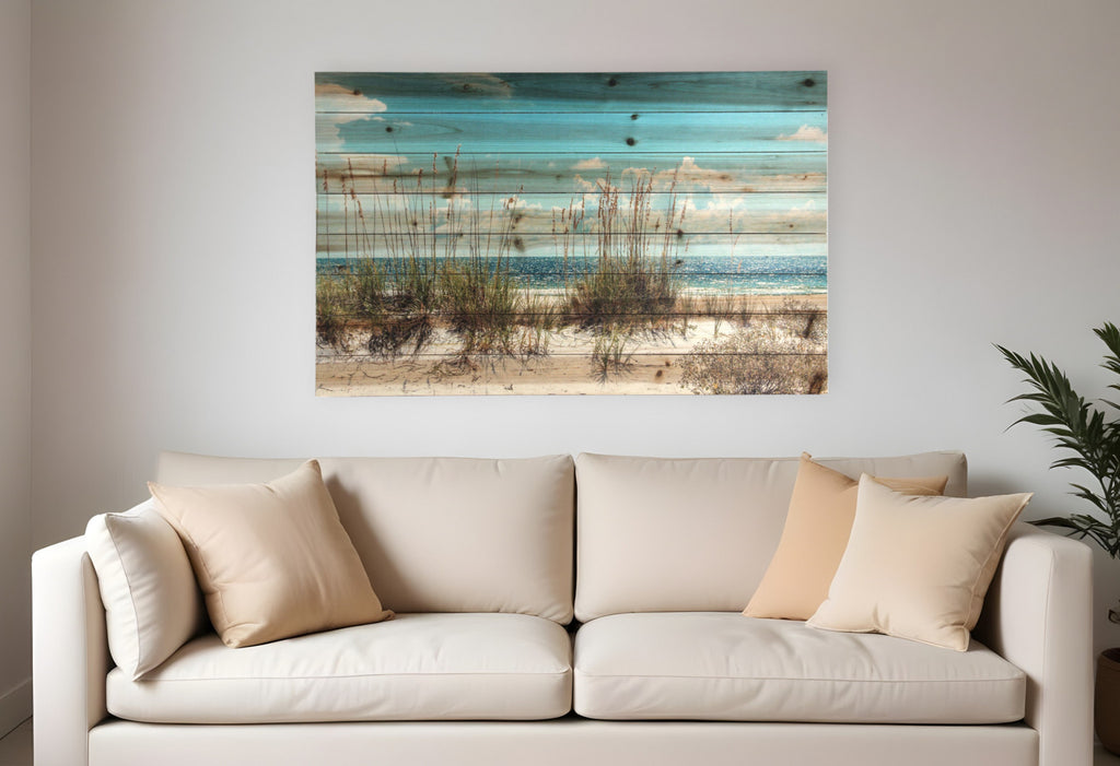 Ocean Sand Dunes Unframed Photograph Wall Art