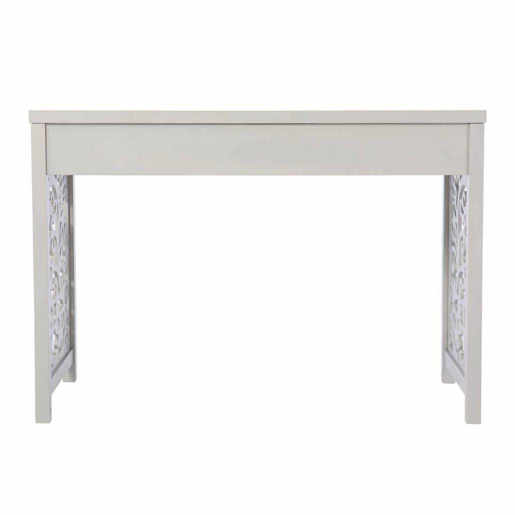 43" Gray Writing Desk