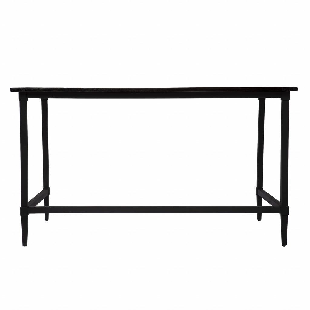 53" Black Writing Desk