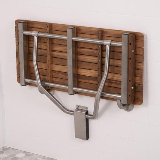 36" Premium Wall Mount Teak Shower Bench