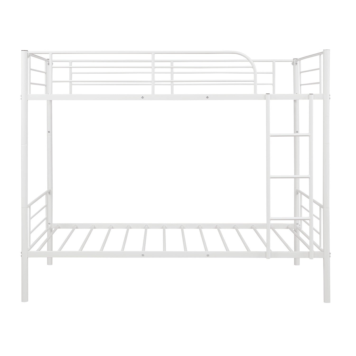 LuxxHomes  Black Twin Over Twin Separable Bunk Bed