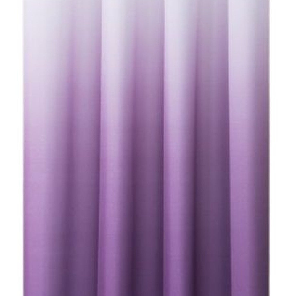 Set of Two 84"  Purple Ombre Window Curtain Panels