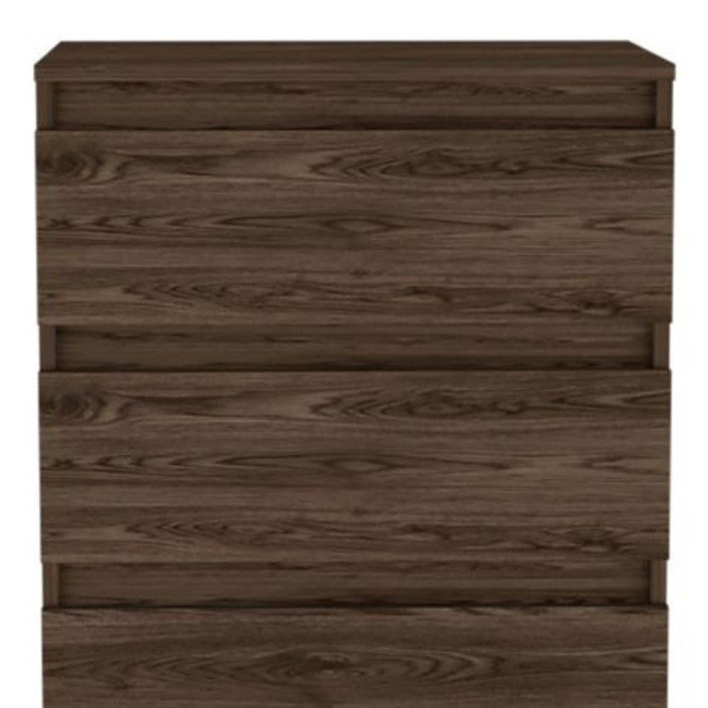 23" Dark Brown Two Drawer Standard Chest