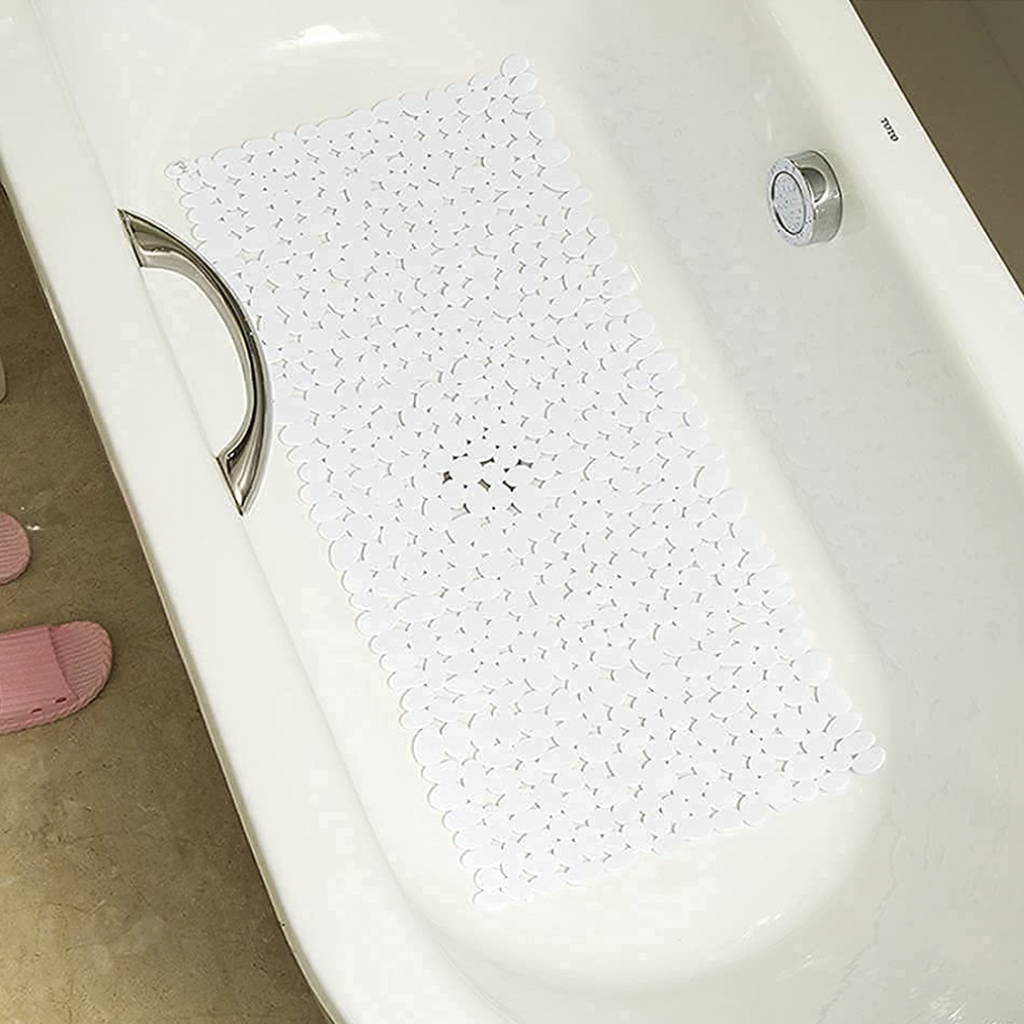 35" Beige Spa Pebbles Non Slip Bathtub Mat