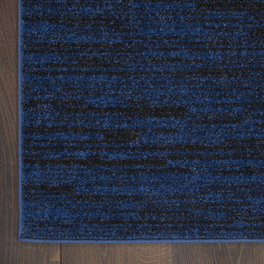 10' Midnight Blue Indoor Outdoor Runner Rug