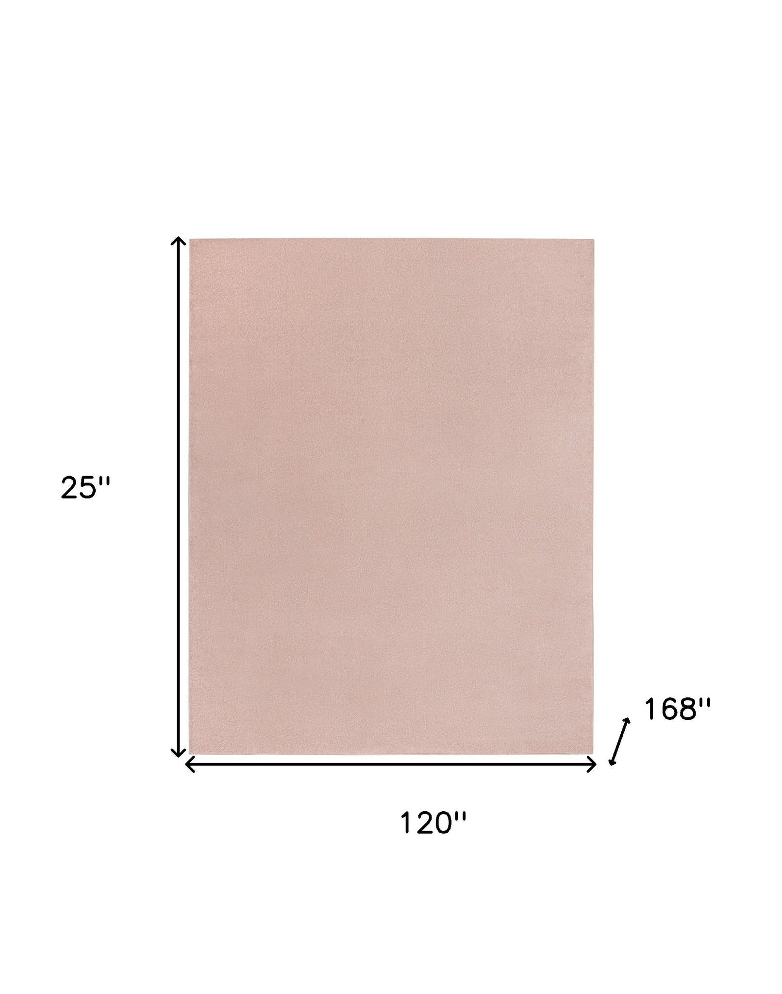 10' X 14' Pink Non Skid Indoor Outdoor Area Rug