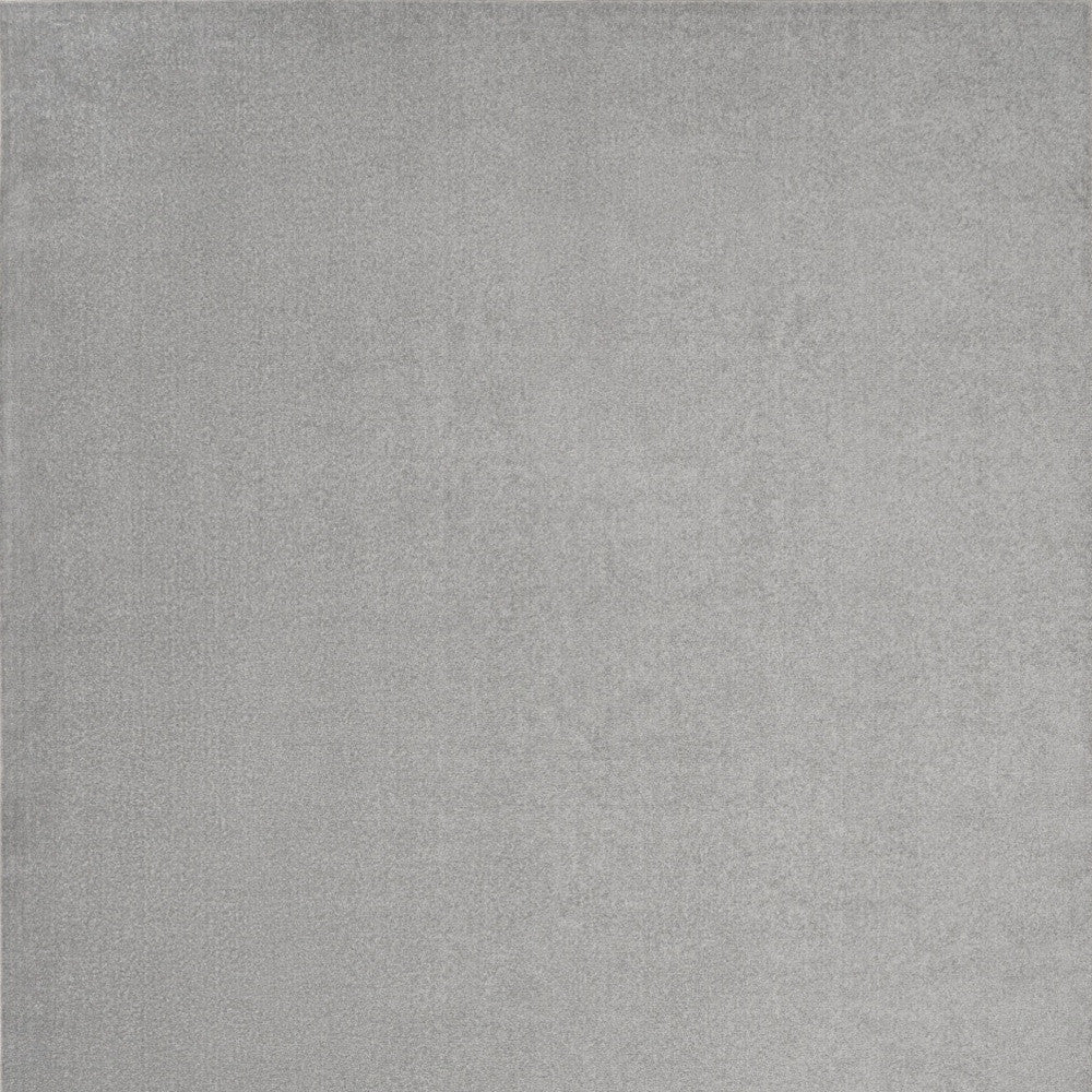 10' X 14' Silver Grey Non Skid Indoor Outdoor Area Rug