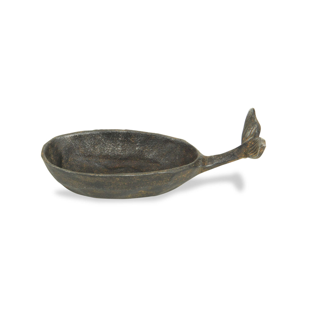 2" Bronze Iron Tabletop Dish Candle Holder