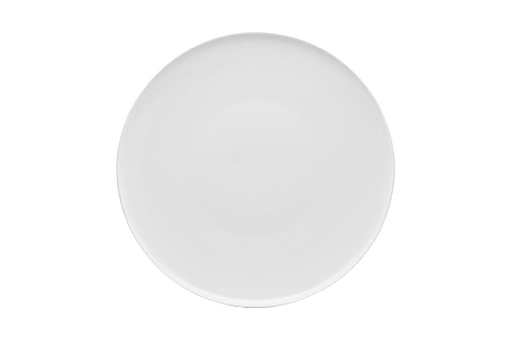 LuxxHomes  White Six Piece Porcelain Service For Six Salad Plate Set