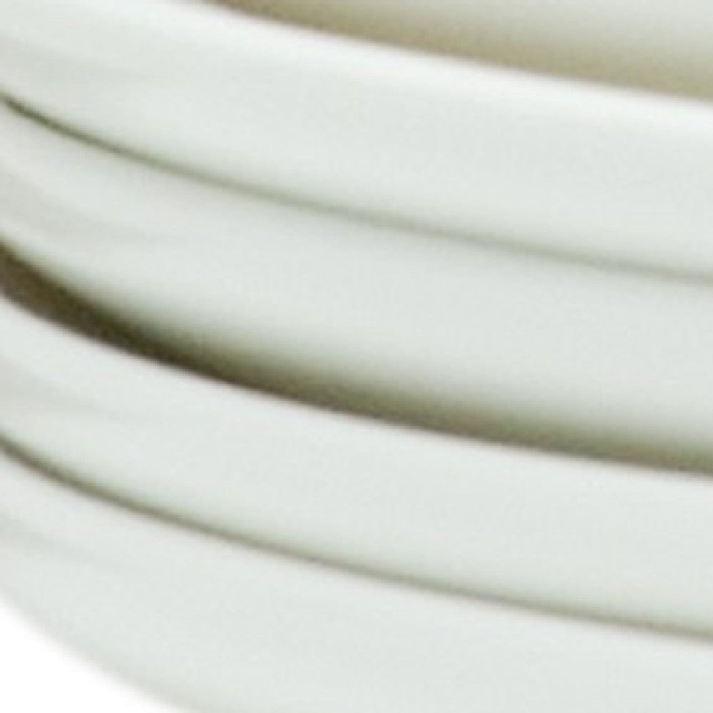 LuxxHomes  White Six Piece Porcelain Service For Six Salad Plate Set