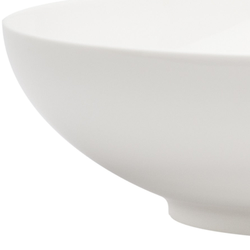 LuxxHomes  White Six Piece Porcelain Service For Six Bowl Set