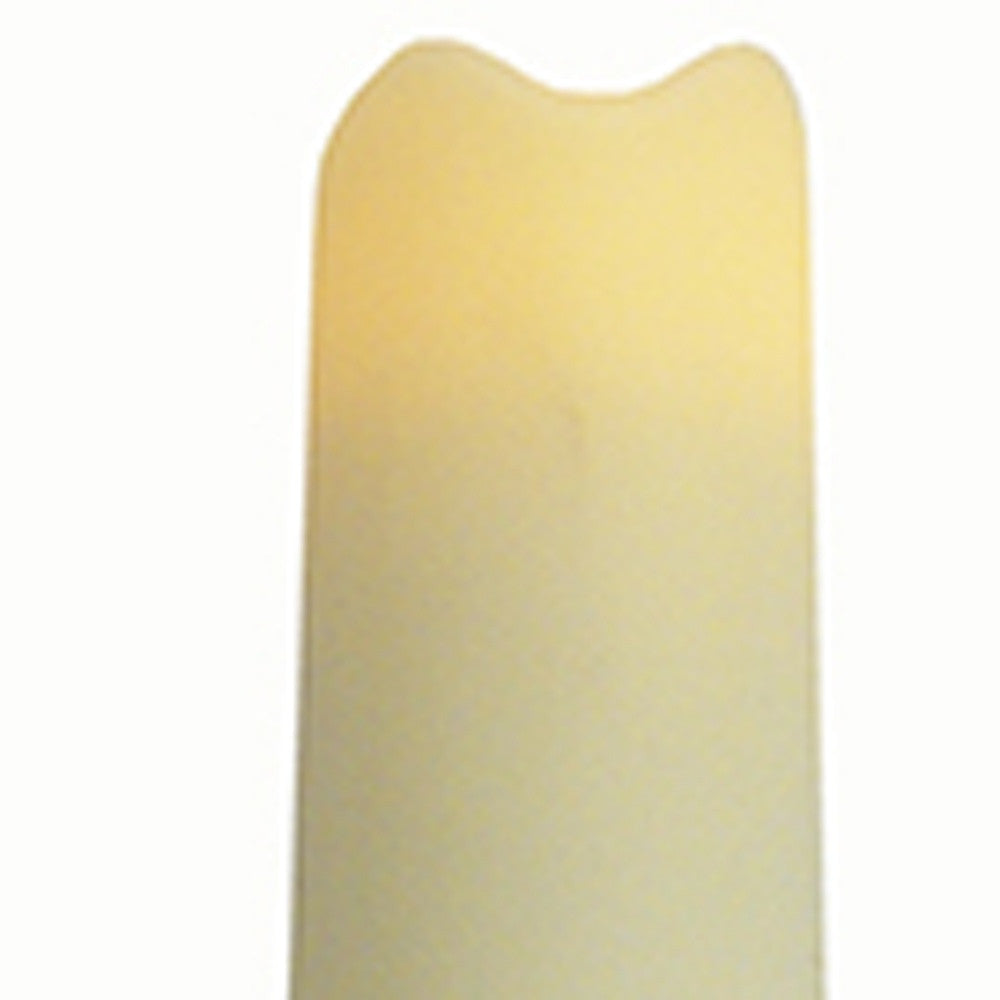 LuxxHomes  Set of Two Ivory Flameless Taper Candle