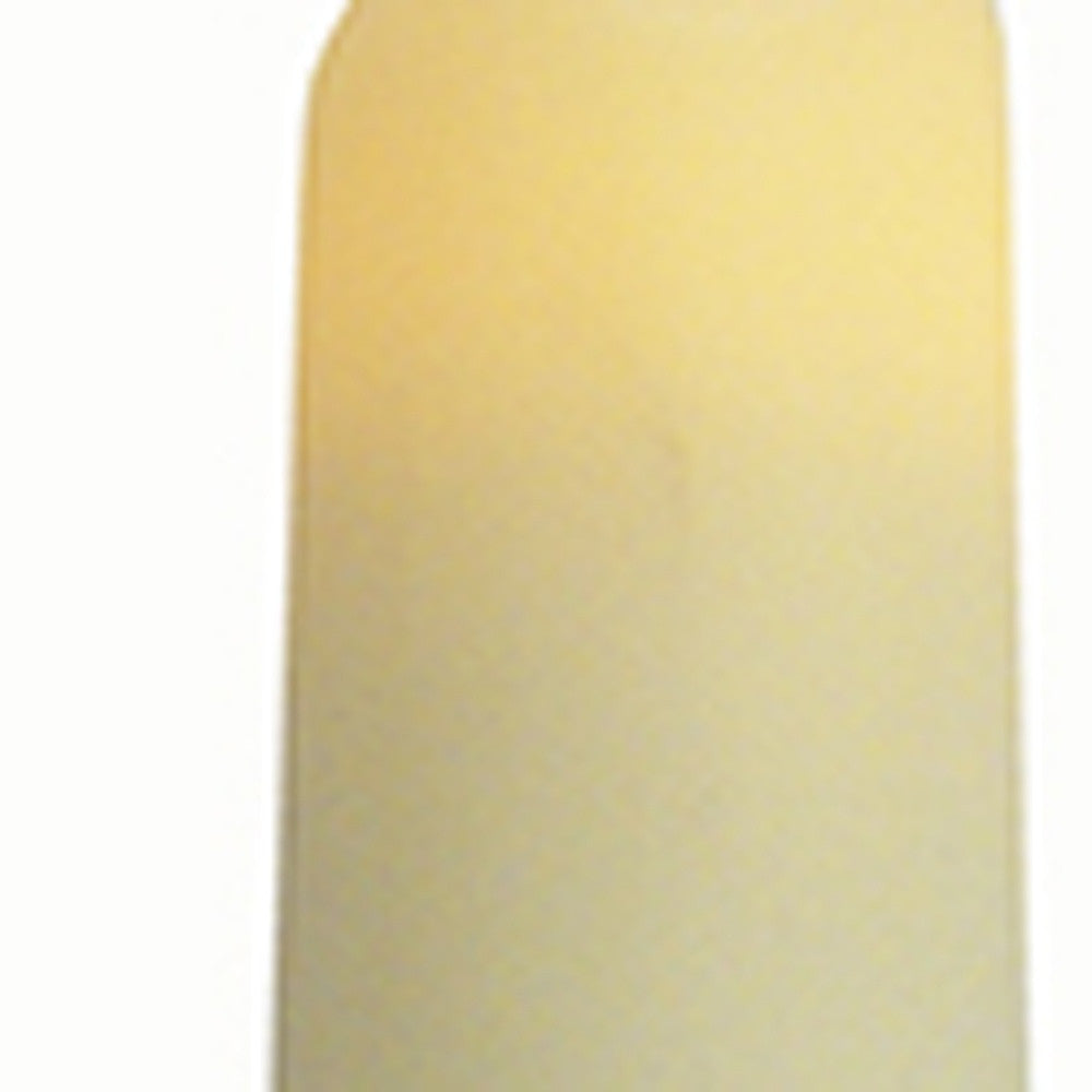 LuxxHomes  Set of Two Ivory Flameless Taper Candle