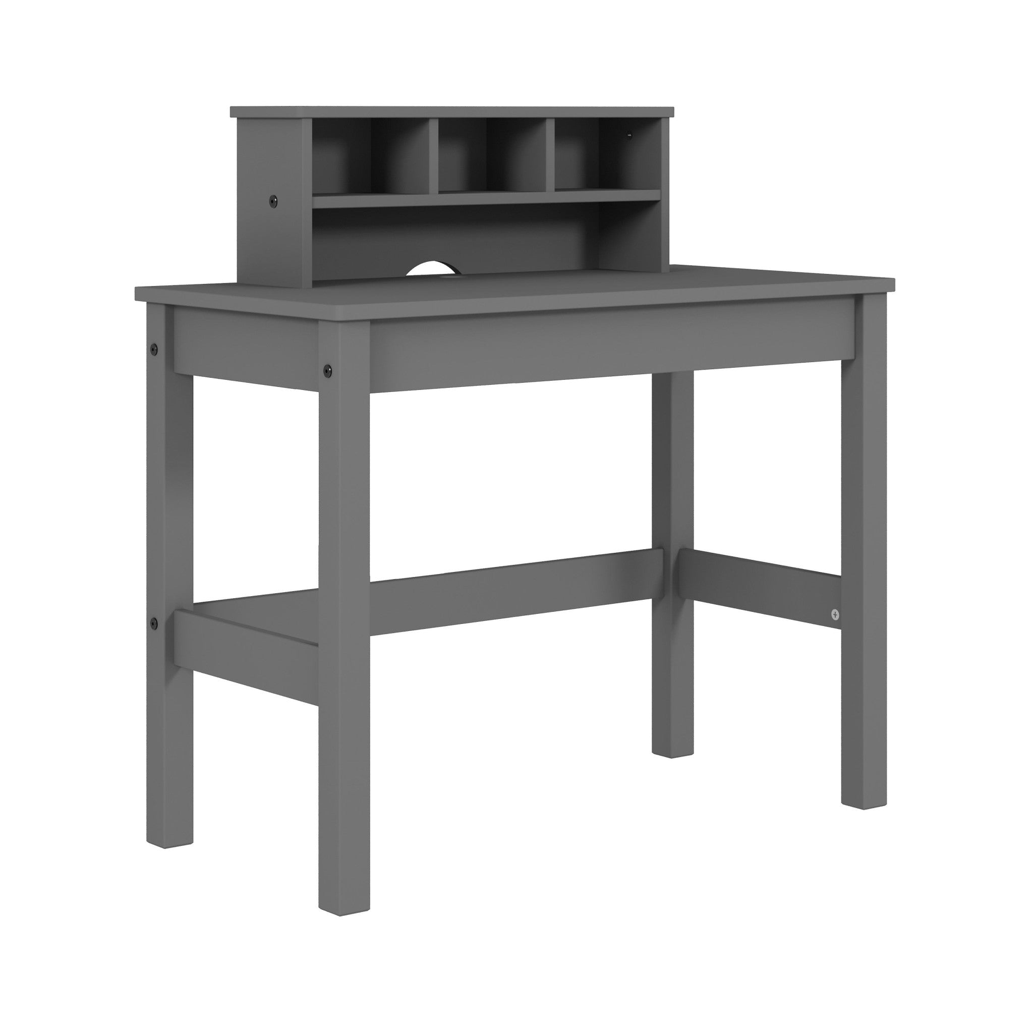 35" Gray Writing Desk