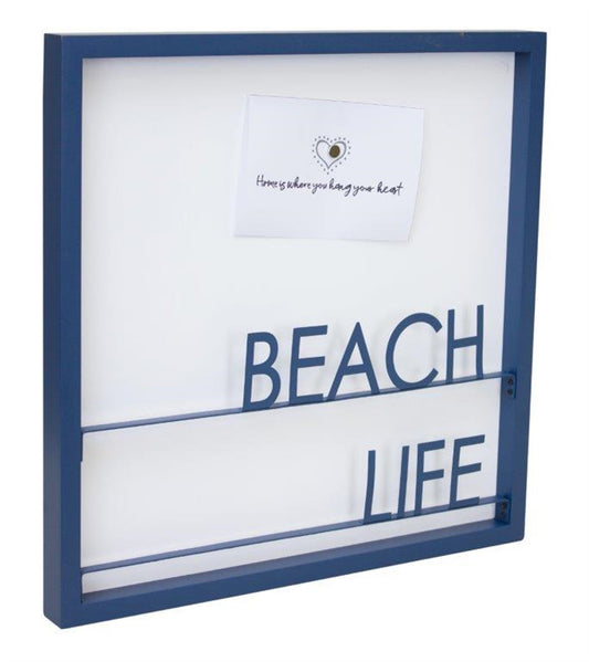 LuxxHomes  Blue Beach Wall Decor