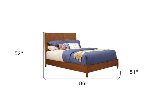 Brown Solid and Manufactured Wood King Bed