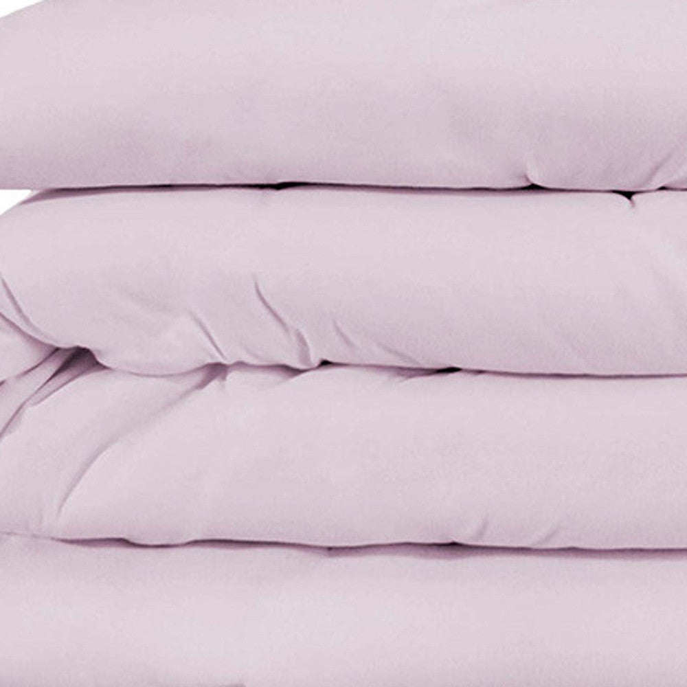 Lilac King Cotton Blend 1000 Thread Count Washable Duvet Cover Set