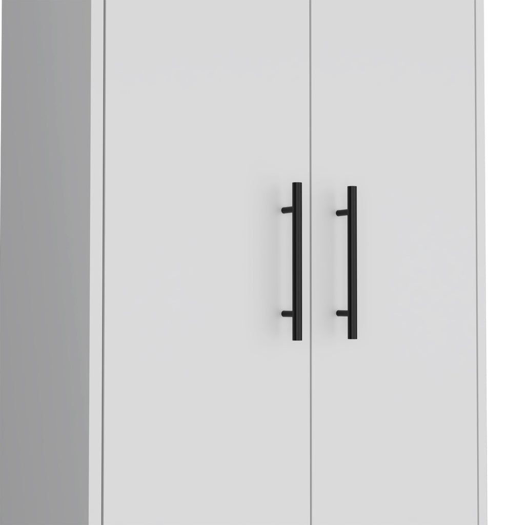 71" White Tall Pantry Cabinet